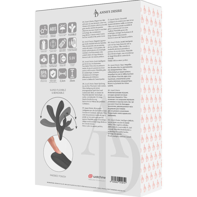 ANNE'S DESIRE  - RABBIT FERNBEDIENUNGSTECHNOLOGIE EIN WATCHME SCHWARZ