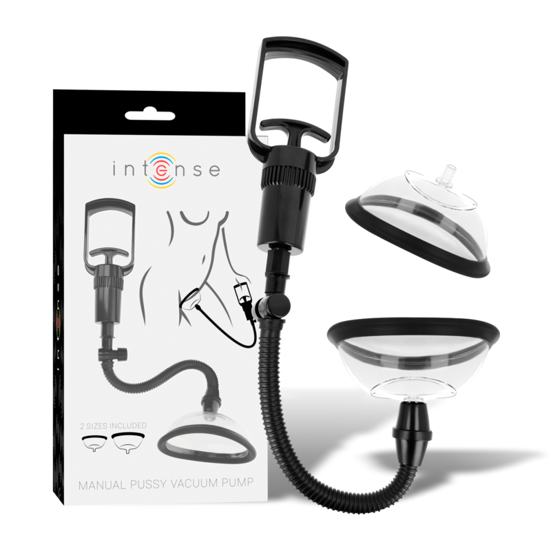 INTENSE - PUMP VAGINALE HANDPUMPE MIT ZWEI AUSTAUSCHBAREN BECHERN