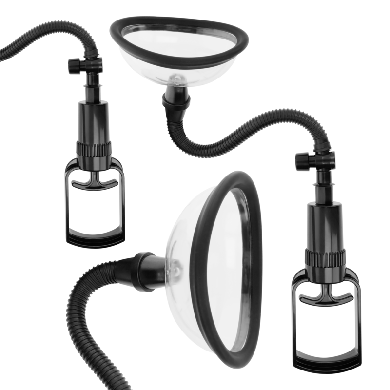 INTENSE - PUMP VAGINALE HANDPUMPE MIT ZWEI AUSTAUSCHBAREN BECHERN