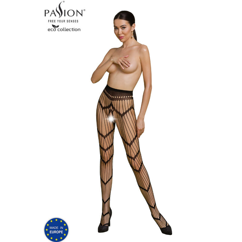 PASSION - ECO COLLECTION BODYSTOCKING ECO S006 ROT