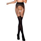 PASSION - TIOPEN 003 SCHWARZE STRUMPFHOSE 1/2 20/40 DEN