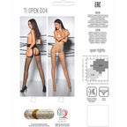 PASSION - TIOPEN 004 SCHWARZE STRUMPFHOSE 1/2 40 DEN