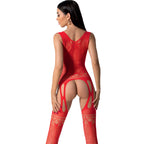 PASSION - BS099 SCHWARZER BODYSTOCKING, EINE GRÖSSE