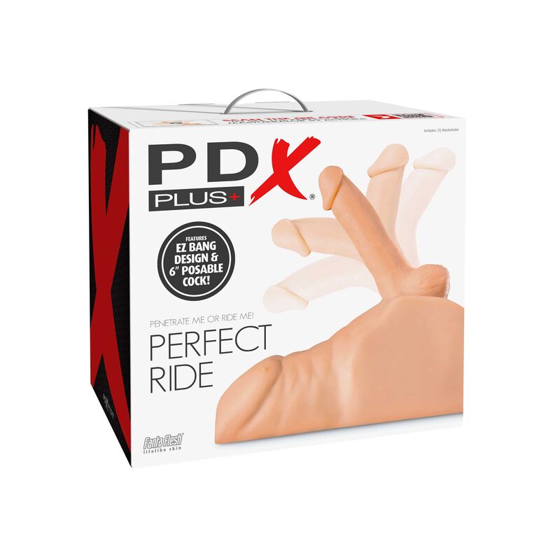 PDX PLUS - MASTURBADOR DE PENE Y ANO PERFECT RIDE