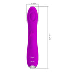 PRETTY LOVE - REGINA WIEDERAUFLADBARER VIBRATOR-SAUGGEL LILA