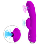 PRETTY LOVE - REGINA WIEDERAUFLADBARER VIBRATOR-SAUGGEL LILA
