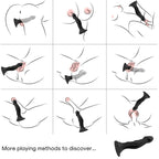 ARMONY - DILDO VIBRATOR & ANAL PLUG FERNBEDIENUNG SCHWARZ