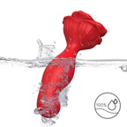 ARMONY - ROSA VIBRATOR & ANALPLUG FERNBEDIENUNG ROT