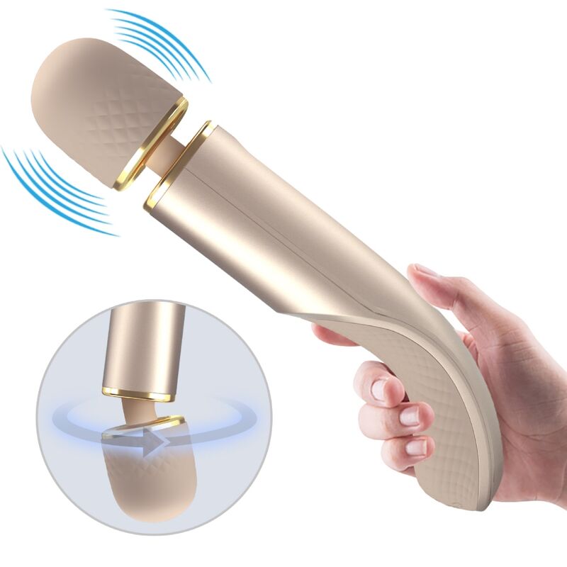 PRETTY LOVE - MASSAGER 7 VIBRATIONSMODI CHAMPAGNER