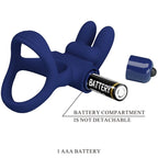 PRETTY LOVE - FRANCISCO DOPPELTER VIBRATIONSRING KANINCHEN BLAU