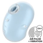 SATISFYER - CUTIE GHOST AUFLEGEVIBRATOR HELLBLAU