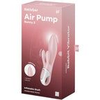 SATISFYER - AIR PUMP BUNNY 3 AUFBLASBARER KANINCHENVIBRATOR ROSA