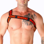 MACHO - RÖMISCHES HARNESS WEISS S/M