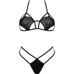 LIVCO CORSETTI FASHION - JIMENA LC 20216 BH + STRING SCHWARZ EINE GRÖSSE