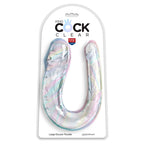 KING COCK - DOUBLE TROUBLE DOPPELDILDO 44 CM KLAR
