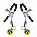 KINK - GOLDENE EINZELNE GLOCKEN-NIPPELNKLEMME 6 CM