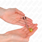 KINK - DÜNNE GLOCKEN-NIPPELKLAMMERN GOLD 7 CM