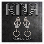 KINK - O-RING JAPANISCHE KLEEBLATT-NIPPELKLAMMERN SILBER