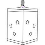 SECRET DOME - KINK CLUB CABIN SCANDALE LILA