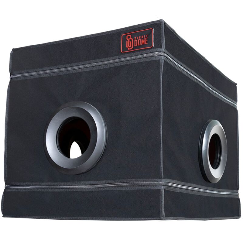 SECRET DOME - KINK CLUB LA NICHE CABIN SCHWARZ & ROT