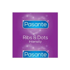 PASANTE - RIBS & DOTS INTENSITY KONDOME 144 EINHEITEN