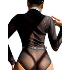 SUBBLIME - 953737 BRUSTGURT MIT RINGEN UND KETTEN SILBER EINE GRÖSSE