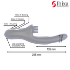 IBIZA - HI-TECH RABITT BRUSHING MEHRZELLEN-KLITORIAL- UND DOPPELWELLENVIBRATOR