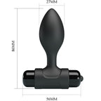PRETTY LOVE - VIBRA BUTT 10 VIBRATIONEN ANALSTECKER SCHWARZ
