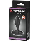 PRETTY LOVE - VIBRA BUTT 10 VIBRATIONEN ANALSTECKER SCHWARZ