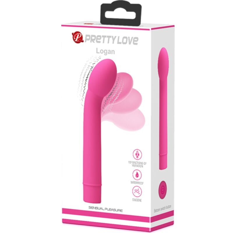 PRETTY LOVE - LOGAN G-SPOT VIBRATOR 10 VIBRATIONEN ROSA