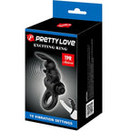 PRETTY LOVE - AUFREGENDER RING RABBIT VIBRATORRING 10 VIBRATIONEN SCHWARZ
