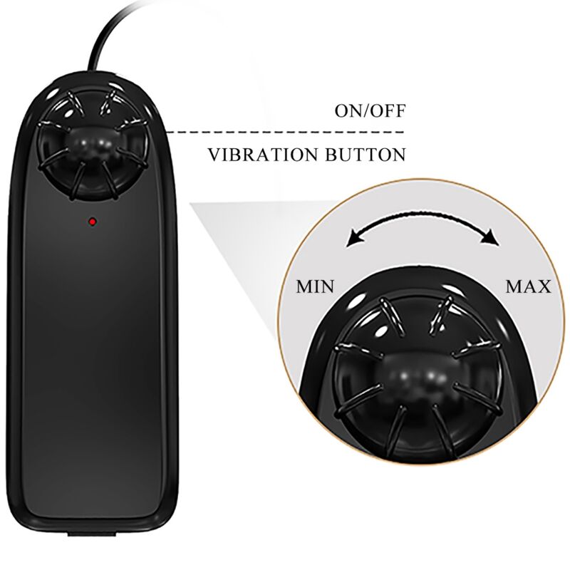 BAILE - BAHAMUT REALISTISCHER VIBRATOR 21,8 CM FLESH FERNBEDIENUNG