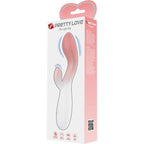 PRETTY LOVE - BRIGHTY G-SPOT VIBRATOR + KLITORIS-STIMULATOR 30 VIBRATIONEN ROSA