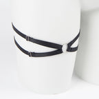 SUBBLIME - 955199 BH-SET MIT VERSTELLBARER SCHWARZER SCHLEIFE S/M