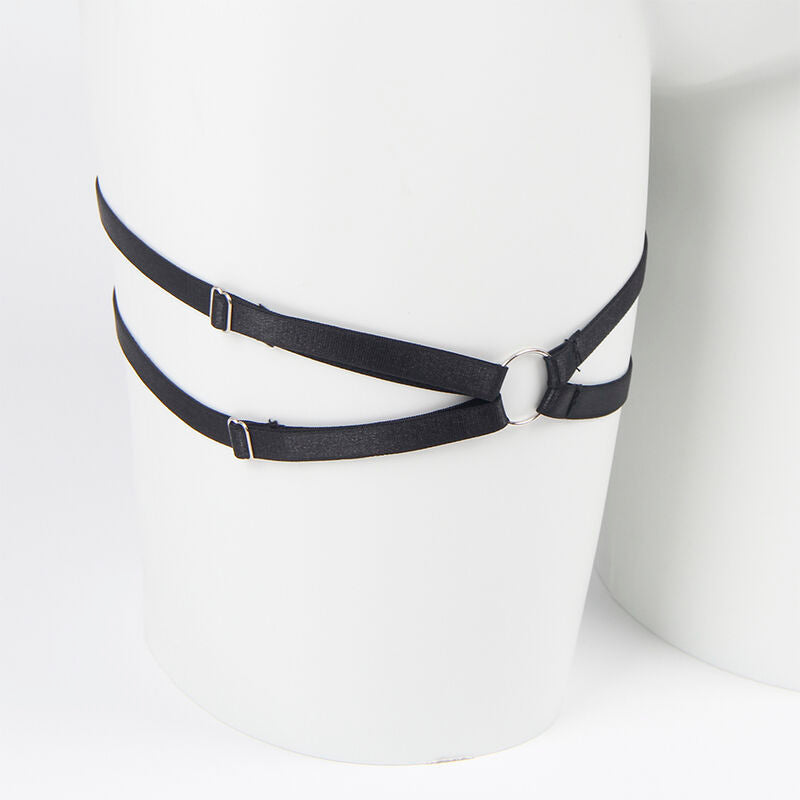 SUBBLIME - 955205 BH-SET MIT VERSTELLBARER SCHWARZER SCHLEIFE L/XL