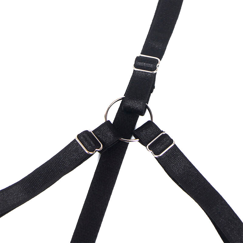 SUBBLIME - 955205 BH-SET MIT VERSTELLBARER SCHWARZER SCHLEIFE L/XL