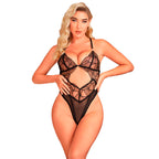 SUBBLIME - 955229 TRANSPARENTER BODY MIT HOHLSPITZE SCHWARZ L/XL
