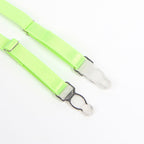 SUBBLIME - 955328 BH-SET MIT SPITZE UND STRUMPFBAND GRÜN UND BLAU L/XL