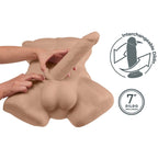 SILEXD - APOLLO L REALISTISCHER MÄNNLICHER TORSO KARAMELL