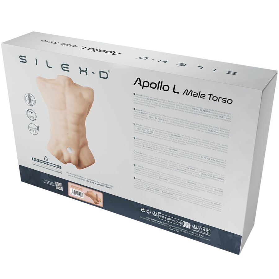 SILEXD - APOLLO L REALISTISCHER MÄNNLICHER TORSO KARAMELL