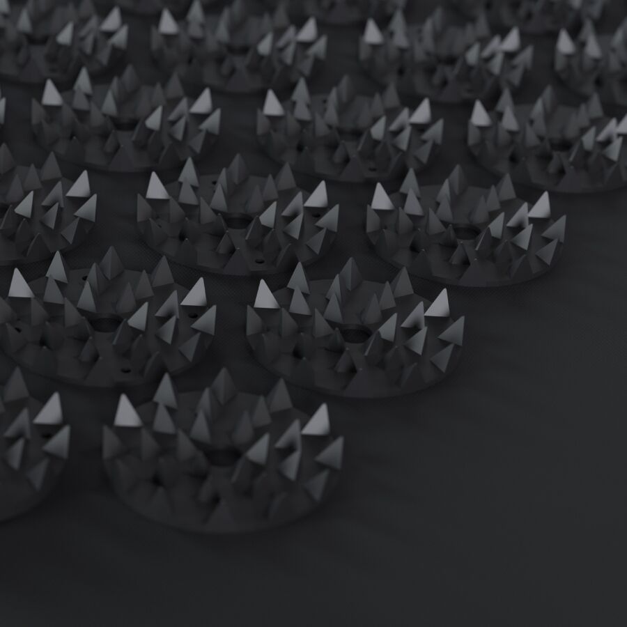 LELO - KÖRPERMASSAGE-AKUPRESSURMATTE SCHWARZ