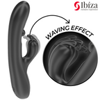 IBIZA - LEISTUNGSSTARKER RABBIT-VIBRATOR MIT MASSAGE-ROLLENPERLE