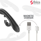 IBIZA - LEISTUNGSSTARKER RABBIT-VIBRATOR MIT MASSAGE-ROLLENPERLE