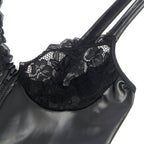 SUBBLIME - 957568 LEDERKLEID MIT REISSVERSCHLUSS SCHWARZ S/M