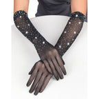 SUBBLIME - 957469SHINE TRANSPARENTE HANDSCHUHE SCHWARZ S/M