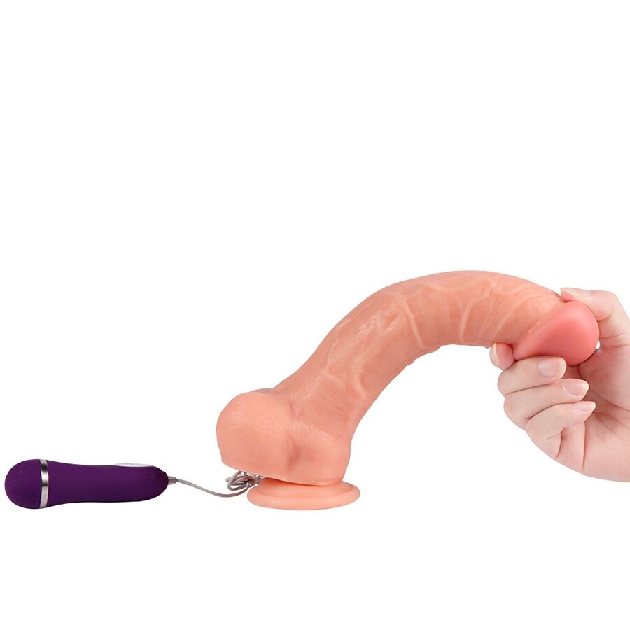 SHEQU - APOLO VIBRATORDILDO MIT FERNBEDIENUNG 24,5 CM