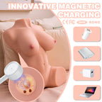 XISE - DANIA THRUSTING REALISTISCHER VIBRIERENDER WEIBLICHER TORSO 52 CM