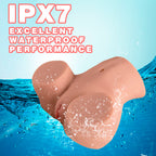 XISE - DANAE STOSSENDER REALISTISCHER VAGINA-MASTUBADOR MIT VIBRATION IN MEHREREN POSITIONEN