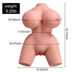 XISE - FRIEDA REALISTISCHER WEIBLICHER TORSO MIT VIBRATION 36 CM