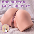 XISE - FENNIE SHAKING REALISTISCHER MULTIPOSITIONS-MASTURBATOR FÜR VAGINA UND ANUS MIT VIBRATION